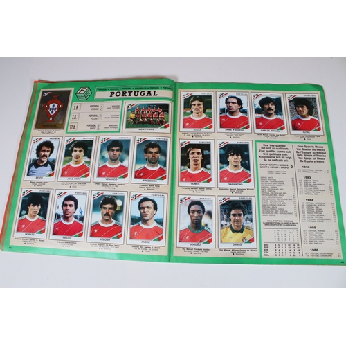 389 - Football Stickers - Panini Mexico 86 World Cup sticker album (complete), plus a Panini Supersport St... 