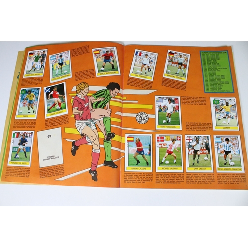 389 - Football Stickers - Panini Mexico 86 World Cup sticker album (complete), plus a Panini Supersport St... 