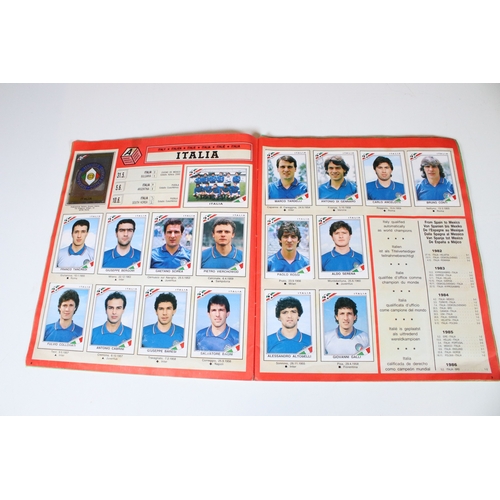 389 - Football Stickers - Panini Mexico 86 World Cup sticker album (complete), plus a Panini Supersport St... 