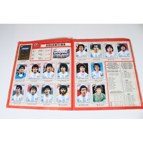 389 - Football Stickers - Panini Mexico 86 World Cup sticker album (complete), plus a Panini Supersport St... 