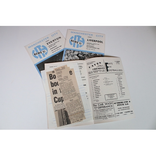 443 - 1970 League Cup Final Manchester City v West Bromwich Albion - League Cup Final programmes, League C... 