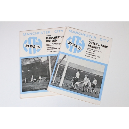 443 - 1970 League Cup Final Manchester City v West Bromwich Albion - League Cup Final programmes, League C... 