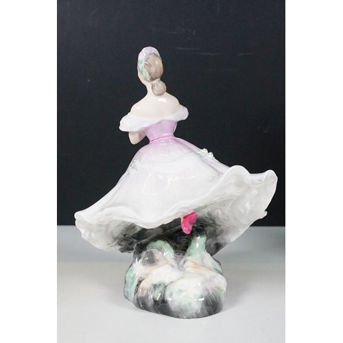 61 - Two Royal Doulton ladies to include 'The Ballerina' HN2116, H 18cm and Pretty Ladies 'Pearl', H 21cm... 