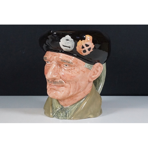 73 - Royal Doulton 'Monty' D6202 character Toby jug together with a limited edition 'We shall fight on th... 