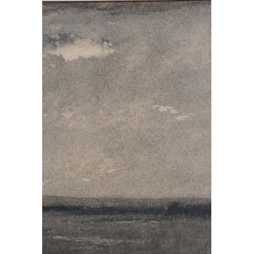 586 - David Murray Smith (British/Scottish, 1865 - 1952), 'Evening', charcoal, signed lower right, titled ... 