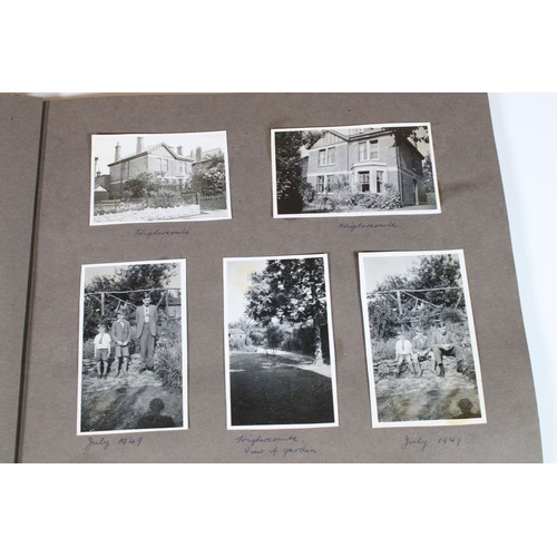 413 - Collection of photo albums to include a Victorian example including Victorian and 20th Century famil... 