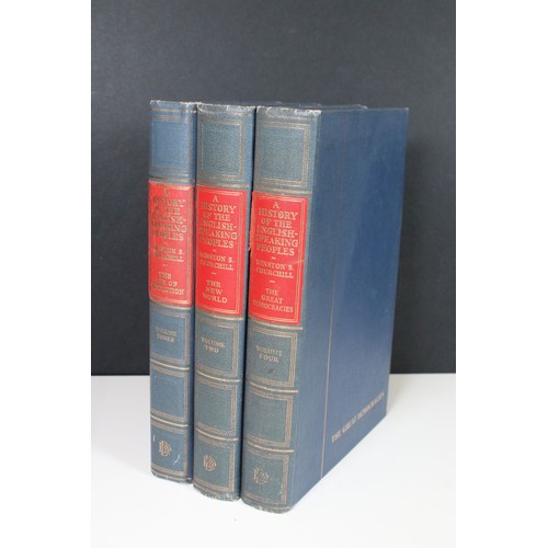 425 - Winston Churchill - ' A History of the English Speaking Peoples ' in four volumes, published by the ... 