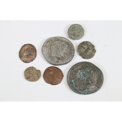 246 - A small collection of early Roman coins.