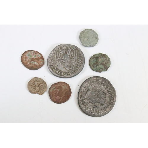 246 - A small collection of early Roman coins.