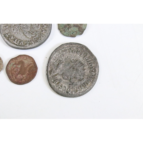 246 - A small collection of early Roman coins.