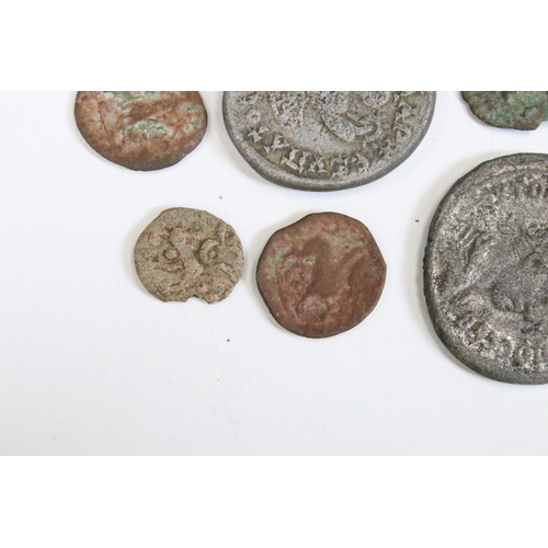 246 - A small collection of early Roman coins.