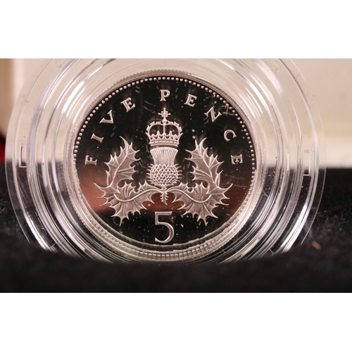 211 - A collection of three Royal Mint United Kingdom silver proof two coin sets to include 1990 five penc... 