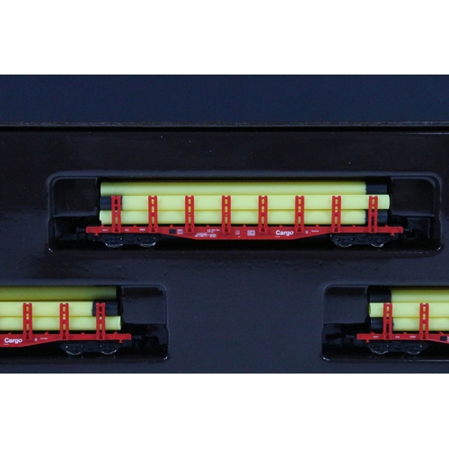 27 - Two boxed Marklin Mini Club Z gauge train packs including 81411 Hopper Wagon Train Pack and 86552 DB... 