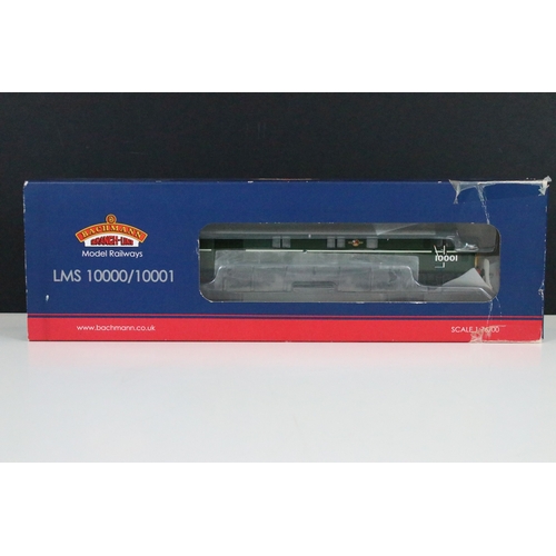 1 - Two boxed Bachmann OO gauge locomotives to include 31-998 LMS 10001 BR Black & Chrome early emblem a... 