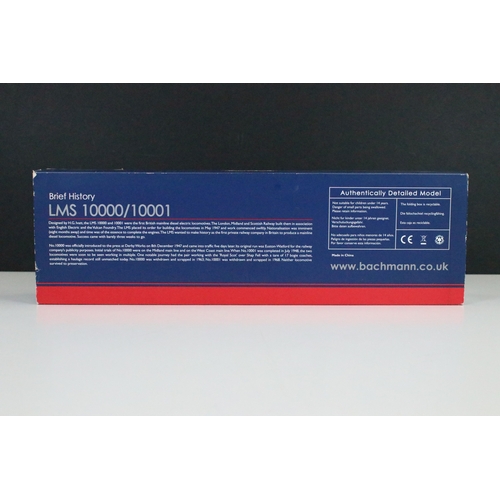 1 - Two boxed Bachmann OO gauge locomotives to include 31-998 LMS 10001 BR Black & Chrome early emblem a... 