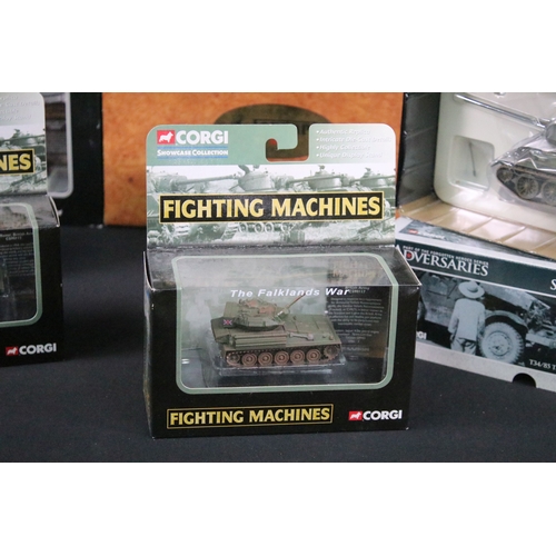1192 - Six boxed Corgi War related diecast models featuring 2 x Fighting Machines The Falklands War models ... 