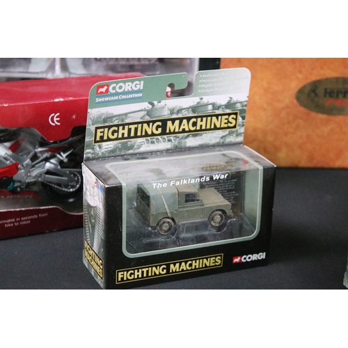 1192 - Six boxed Corgi War related diecast models featuring 2 x Fighting Machines The Falklands War models ... 
