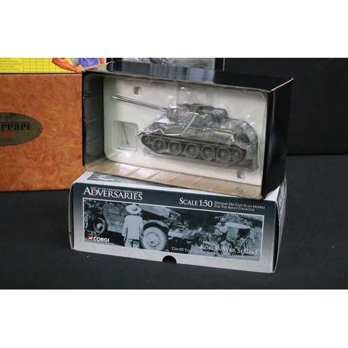 1192 - Six boxed Corgi War related diecast models featuring 2 x Fighting Machines The Falklands War models ... 