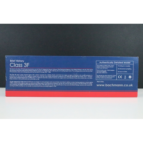 14 - Boxed Bachmann OO gauge 31-626 Class 3F 43762 BR black early emblem locomotive