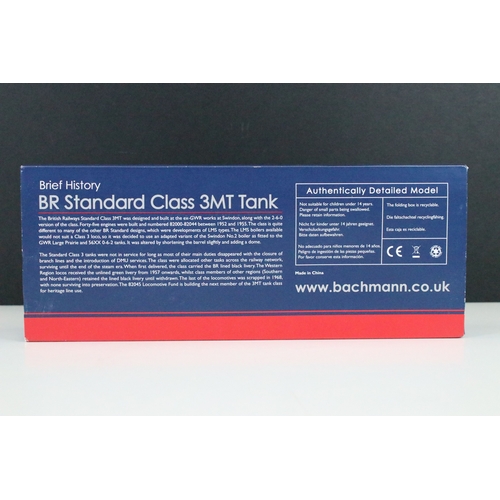 15 - Boxed Bachmann OO gauge 31-979A BR Standard Class 3MT Tank 82030 BR Lined green late crest locomotiv... 