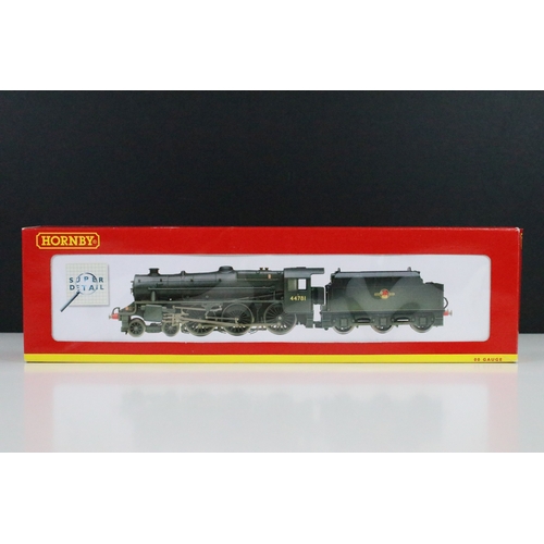 21 - Four boxed Hornby OO gauge Super Detail locomotives to include R2258 BR 4-6-0 Class 5MT locomotive w... 