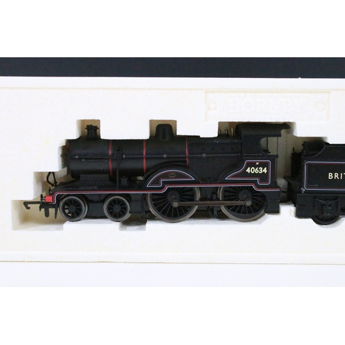 25 - Four boxed Hornby OO gauge locomotives to include R2217 S& DJR 4-4-0 Class 2P locomotive 44, R2183B ... 