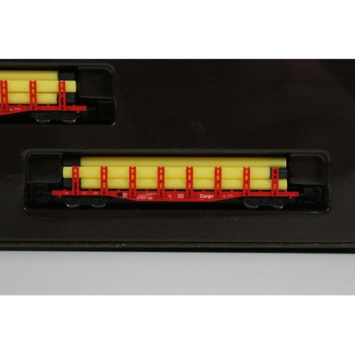 27 - Two boxed Marklin Mini Club Z gauge train packs including 81411 Hopper Wagon Train Pack and 86552 DB... 