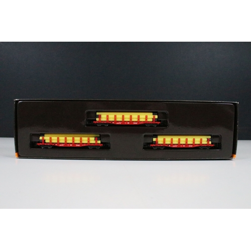 27 - Two boxed Marklin Mini Club Z gauge train packs including 81411 Hopper Wagon Train Pack and 86552 DB... 