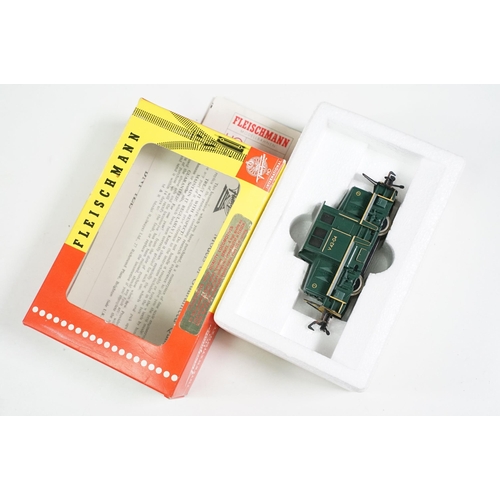 51 - Four boxed Fleischmann HO gauge locomotives to include 4016, 4204, 4028 & 4020