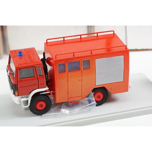 1182 - Nine boxed / cased Replex Fire Engine diecast models to include Ref. 887 Military, Ref. 195, 2 x Ref... 