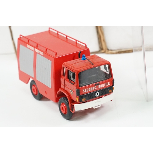1182 - Nine boxed / cased Replex Fire Engine diecast models to include Ref. 887 Military, Ref. 195, 2 x Ref... 