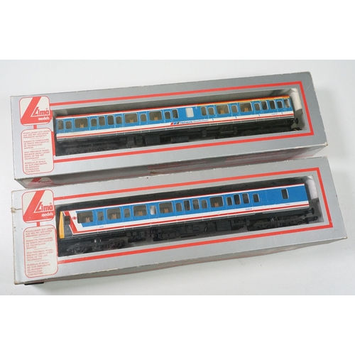 56 - Six Boxed O gauge items of rolling stock to include 5 x Lima featuring 2 x 204829A5 Loco CL 117, plu... 