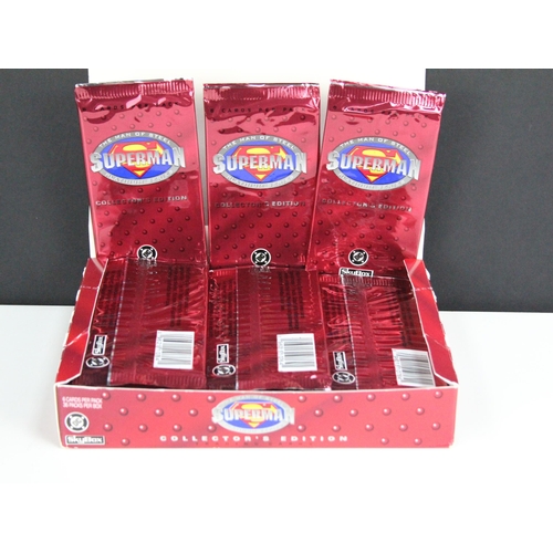 1540 - Original Skybox Superman The Man Of Steel Platinum Series Collector's Edition trading cards in point... 