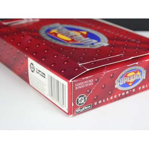 1540 - Original Skybox Superman The Man Of Steel Platinum Series Collector's Edition trading cards in point... 
