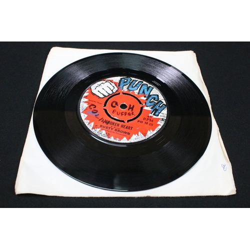 256 - Vinyl - 4 Original 1st pressing UK pressing Reggae / Ska 7” singles to include:  Soul Cats – Cho Cho... 