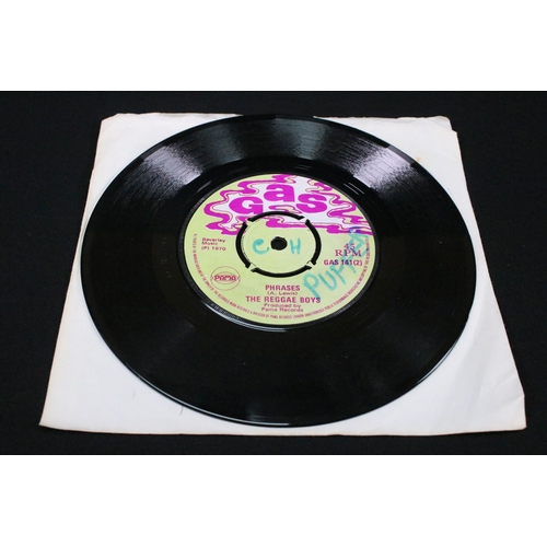 256 - Vinyl - 4 Original 1st pressing UK pressing Reggae / Ska 7” singles to include:  Soul Cats – Cho Cho... 