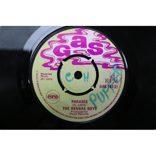 256 - Vinyl - 4 Original 1st pressing UK pressing Reggae / Ska 7” singles to include:  Soul Cats – Cho Cho... 