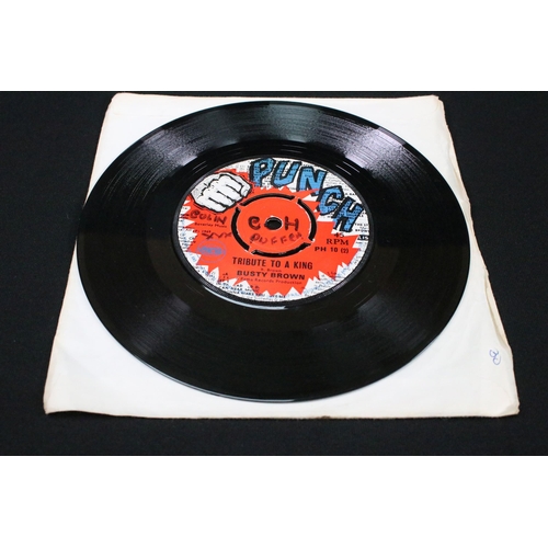 256 - Vinyl - 4 Original 1st pressing UK pressing Reggae / Ska 7” singles to include:  Soul Cats – Cho Cho... 