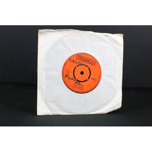 259 - Vinyl -  6 Original 1st pressing UK pressing Reggae / Ska 7” singles to include:  Slim Smith – I've ... 