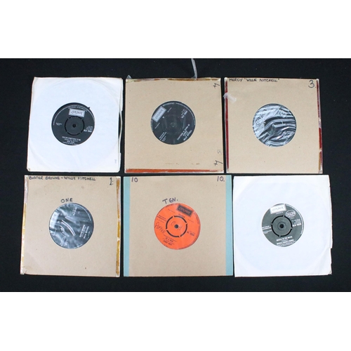 242 - Vinyl - 28 Northern Soul / Soul UK pressing 7” singles on London Records to include: Otis Clay, Will... 