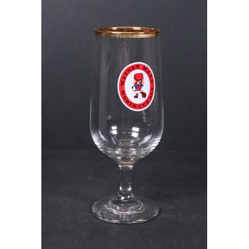 Group of six Watney Mann World Cup Ale promotional advertisi...
