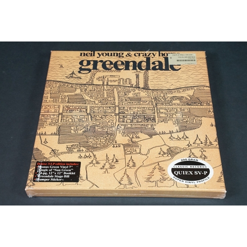 452 - Vinyl / Box Set - Neil Young & Crazy Horse – Greendale, 3 LP and 7” box set on Vapor Records / Repri... 