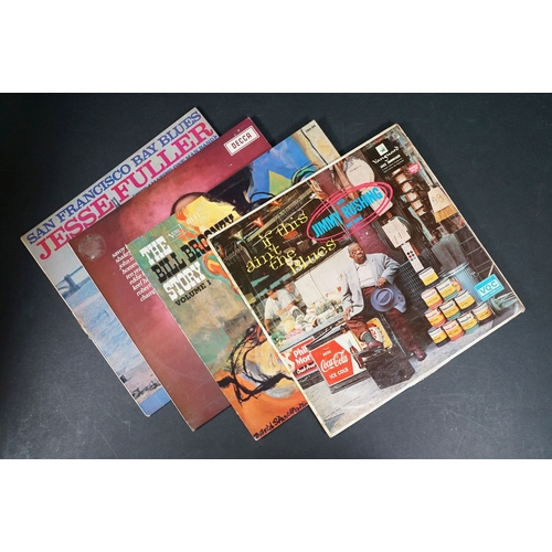 348 - Vinyl - 45 Blues / Blues Rock LPs to include Joe Turner, Jimmy Rushing, Bill Broonzy, Jesse Fuller, ... 