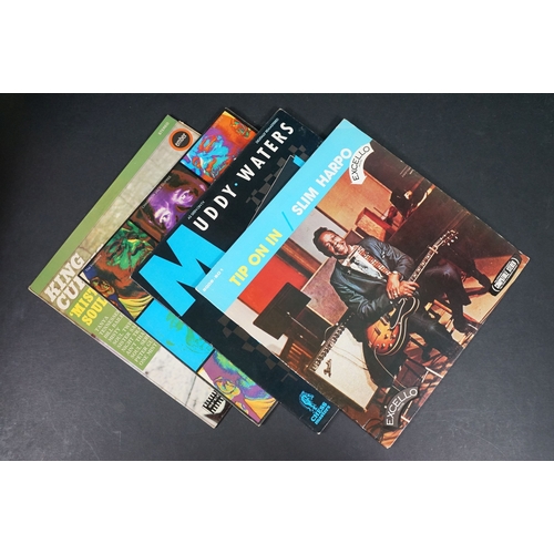 348 - Vinyl - 45 Blues / Blues Rock LPs to include Joe Turner, Jimmy Rushing, Bill Broonzy, Jesse Fuller, ... 