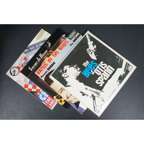 348 - Vinyl - 45 Blues / Blues Rock LPs to include Joe Turner, Jimmy Rushing, Bill Broonzy, Jesse Fuller, ... 