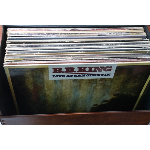 348 - Vinyl - 45 Blues / Blues Rock LPs to include Joe Turner, Jimmy Rushing, Bill Broonzy, Jesse Fuller, ... 