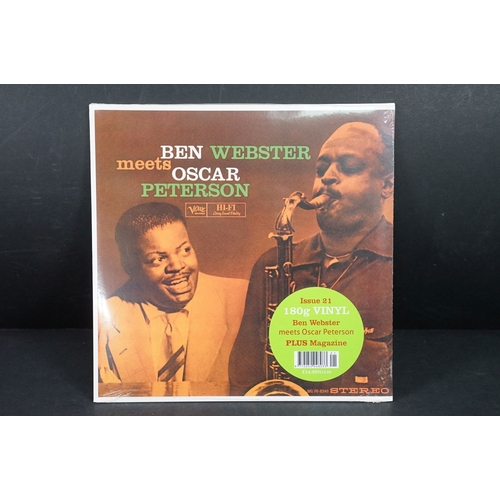 349 - Vinyl - 12 Jazz LPs to include Miles Davis, Ben Webster, Oscar Peterson, Oliver Nelson, Art Blakey &... 