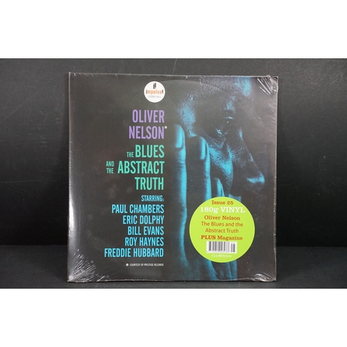 349 - Vinyl - 12 Jazz LPs to include Miles Davis, Ben Webster, Oscar Peterson, Oliver Nelson, Art Blakey &... 