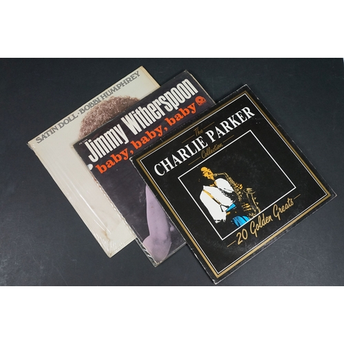 349 - Vinyl - 12 Jazz LPs to include Miles Davis, Ben Webster, Oscar Peterson, Oliver Nelson, Art Blakey &... 