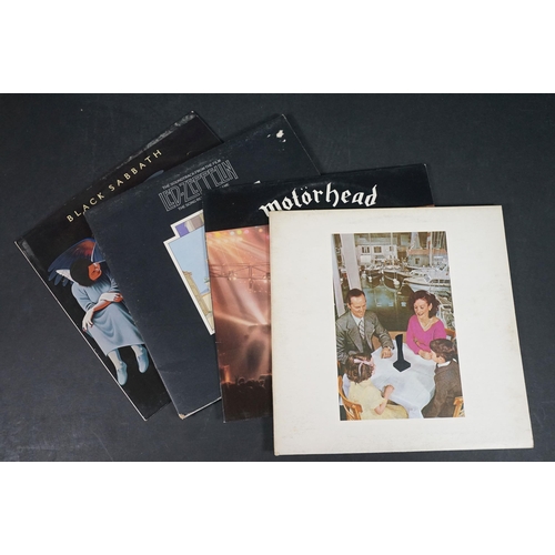 333 - Vinyl - Rock / Metal / Hard Rock LPs to include Iron Maiden, Led Zeppelin x 2, Black Sabbath, Motorh... 